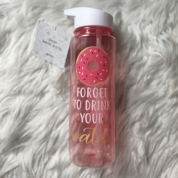 Miss to Mrs Other - 2/$20 DONUT Forget To Drink Your Water - 650ml Sport Water Bottle BPA Free